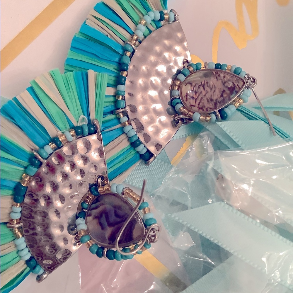 Pretty Unique Statement Earrings - image 2